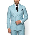 Men’s Double Breasted Suit Set – Tailored Six Button