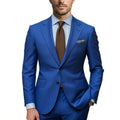 Men’s Single Breasted Suit Set – Tailored Two Button Notch Lapel