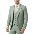 Men’s Tailored Fit 3-Piece Suit – Single Breasted One Button Wedding